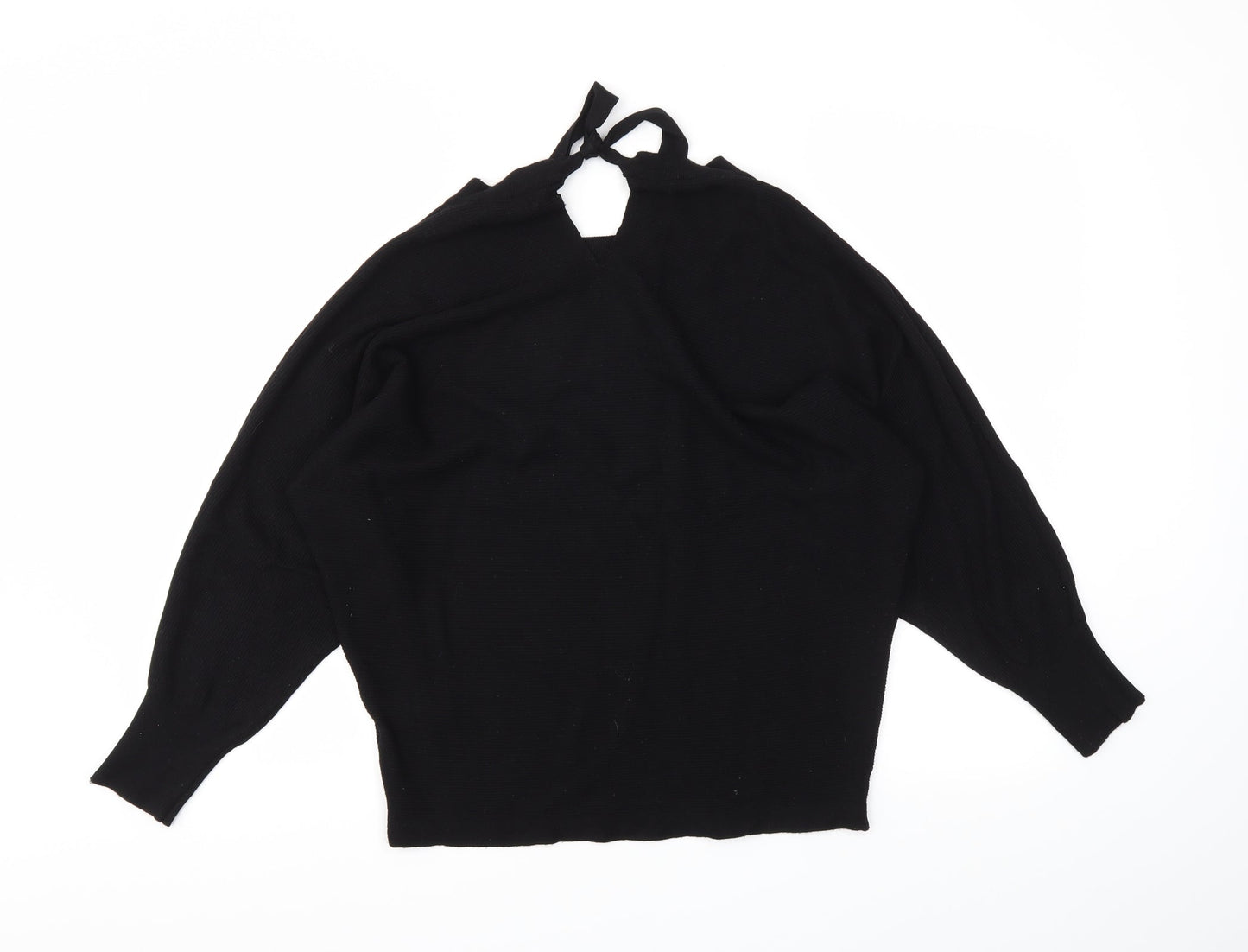 Womens UK Size 12 F&F Black Pullover Jumper