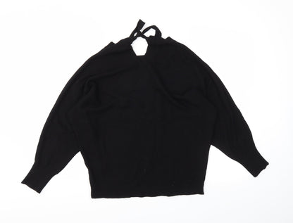 Womens UK Size 12 F&F Black Pullover Jumper