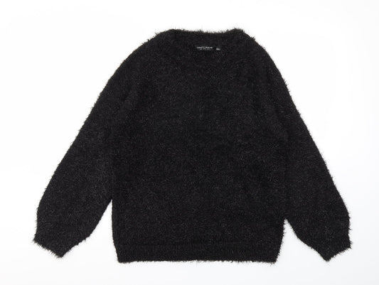 Dorothy Perkins Womens Black   Pullover Jumper Size M