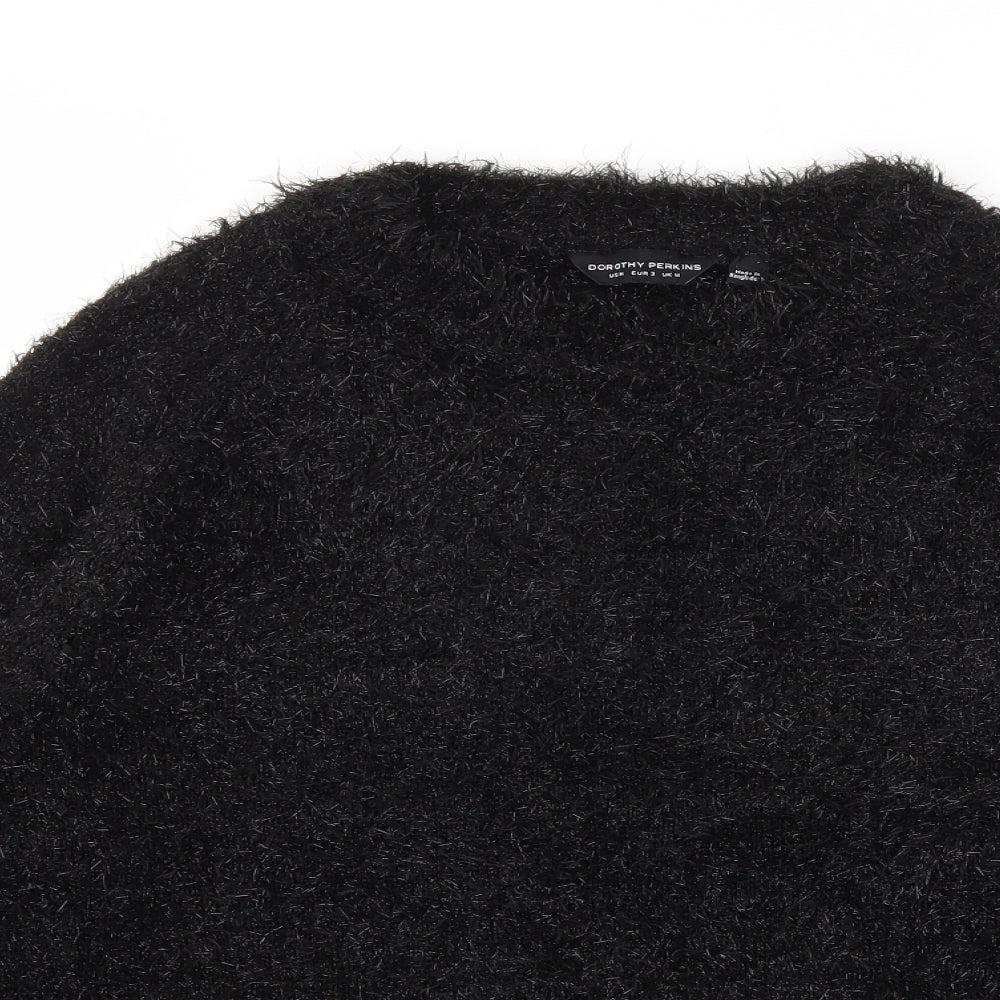 Dorothy Perkins Womens Black   Pullover Jumper Size M