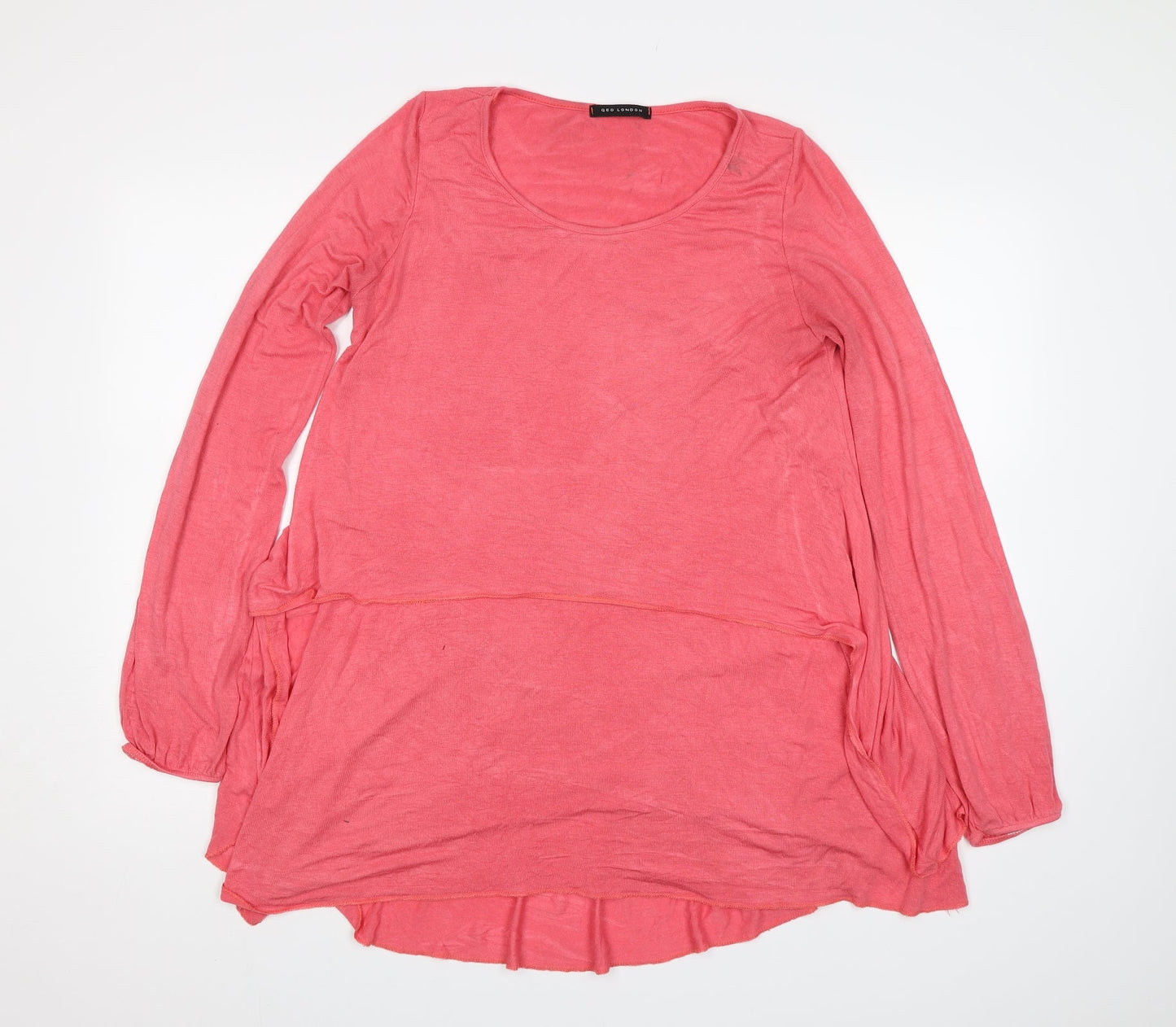 QED London Womens Pink   Basic T-Shirt One Size