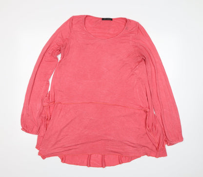 QED London Womens Pink   Basic T-Shirt One Size