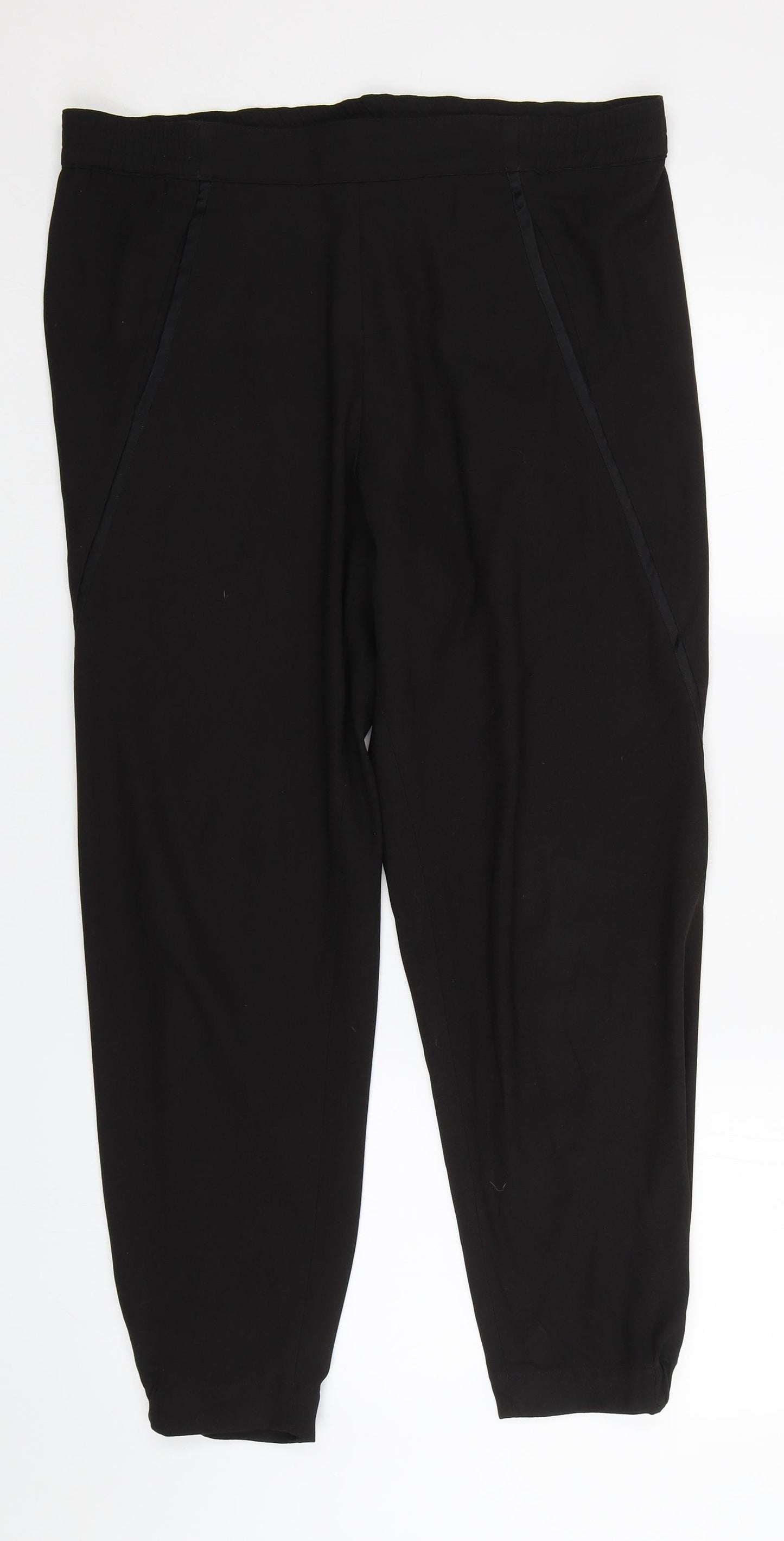 Six Ames Womens Black   Trousers  Size 38 L24 in