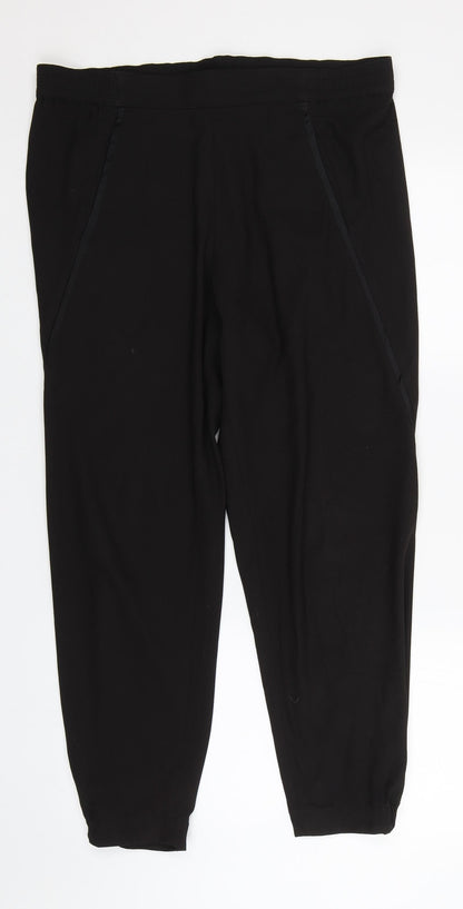 Six Ames Womens Black   Trousers  Size 38 L24 in