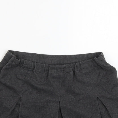 George Girls Grey   Pleated Skirt Size 6-7 Years