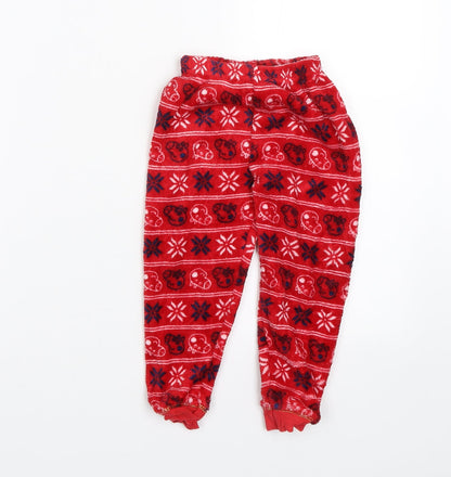 Tu  Girls Red Animal Print  Cami Pyjama Pants Size 2-3 Years  - Peppa pig