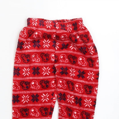 Tu  Girls Red Animal Print  Cami Pyjama Pants Size 2-3 Years  - Peppa pig