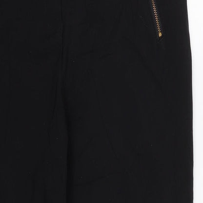 Womens UK Size 12 Papaya Regular Fit  Black Trousers