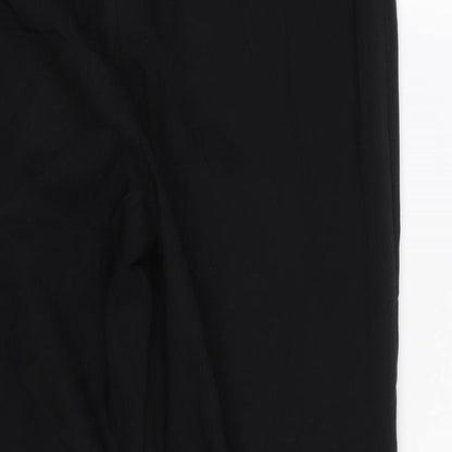 Womens UK Size 12 Papaya Regular Fit  Black Trousers