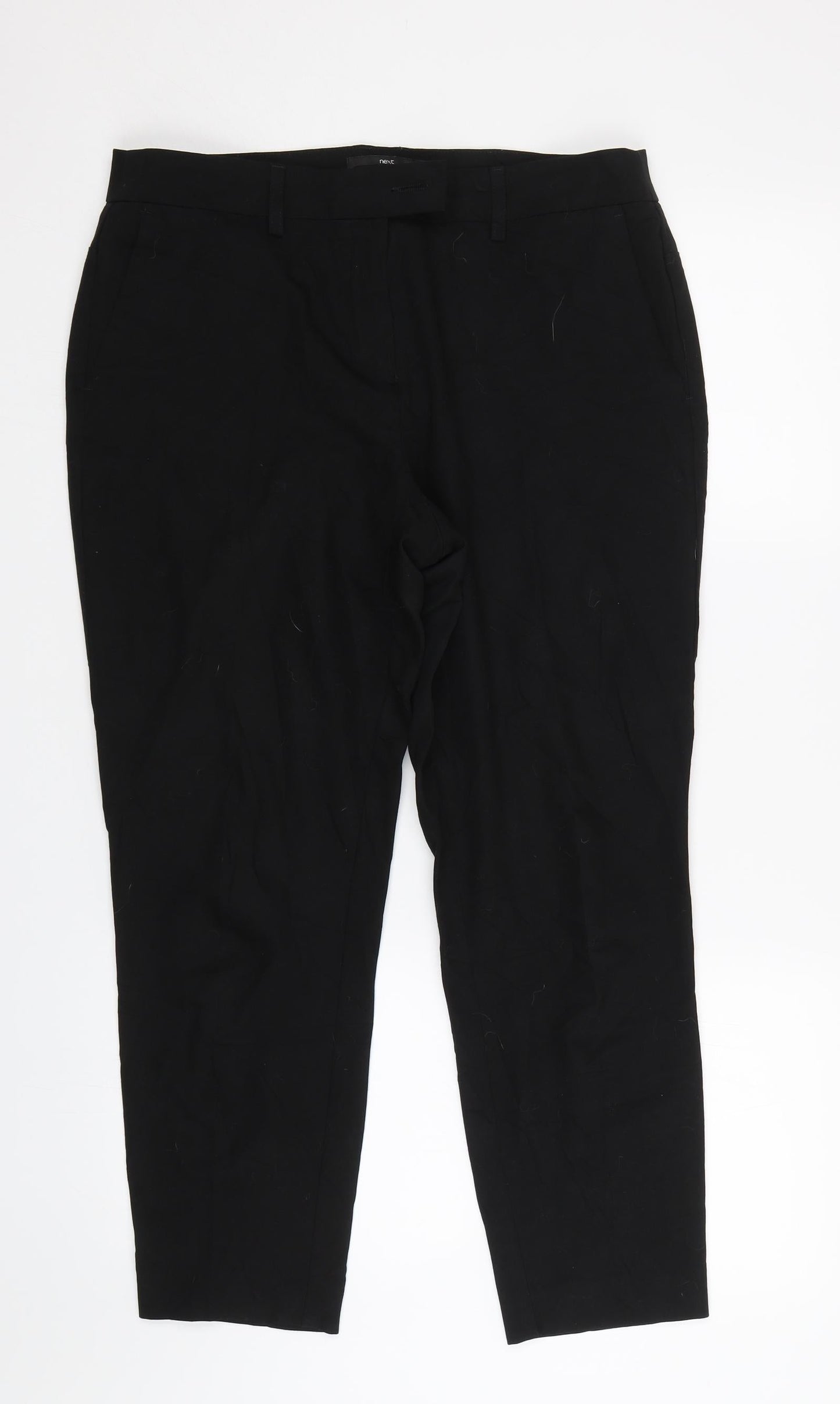 Womens UK Size 12 NEXT Regular Fit  Black Trousers