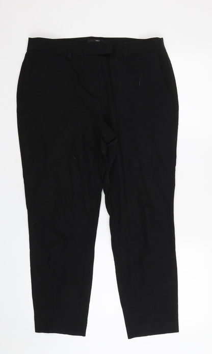 Womens UK Size 12 NEXT Regular Fit  Black Trousers