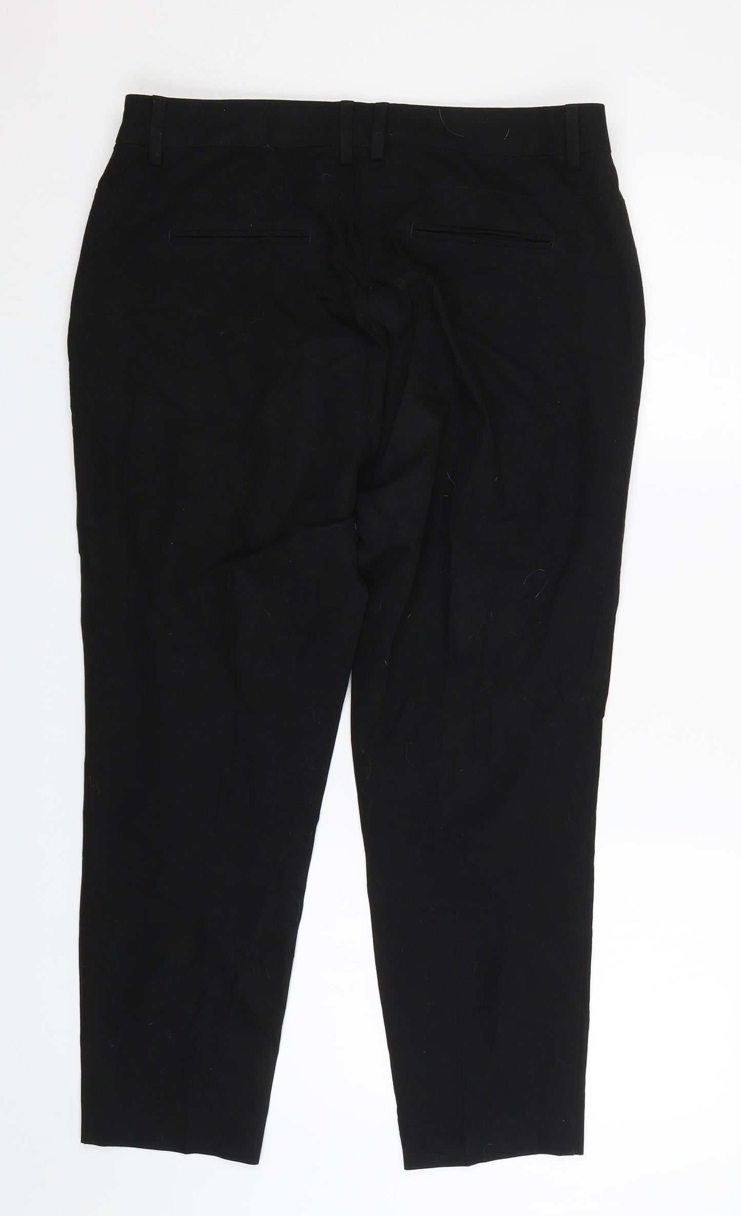 Womens UK Size 12 NEXT Regular Fit  Black Trousers