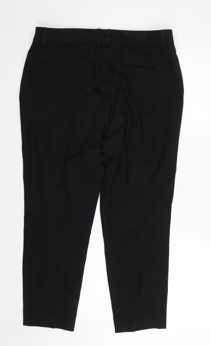 Womens UK Size 12 NEXT Regular Fit  Black Trousers