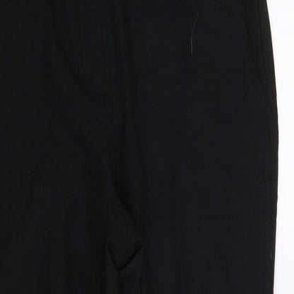 Womens UK Size 12 NEXT Regular Fit  Black Trousers