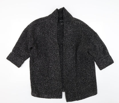 New Look Womens Black   Overcoat Coat Size 10