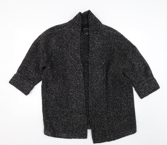 New Look Womens Black   Overcoat Coat Size 10