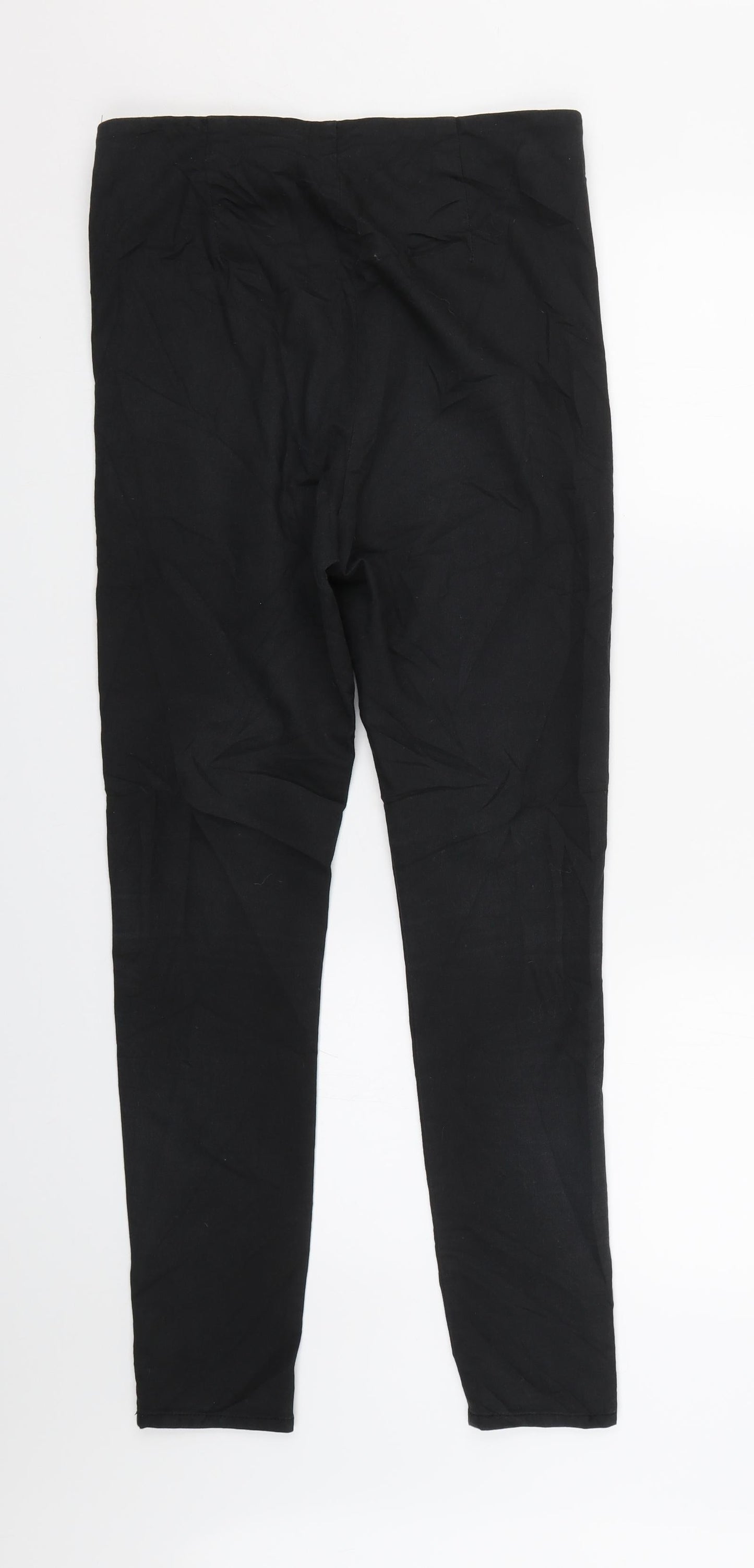 Womens UK Size 12 H&M Regular Fit Skinny Black Jeans