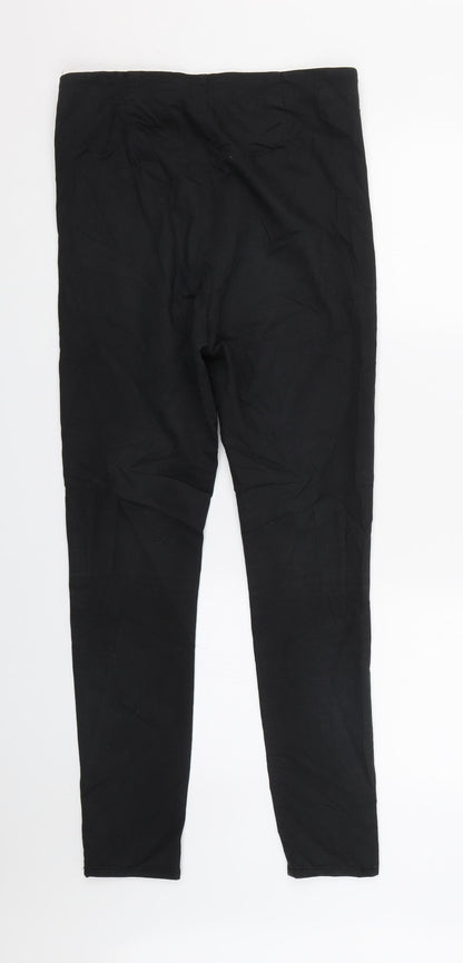 Womens UK Size 12 H&M Regular Fit Skinny Black Jeans
