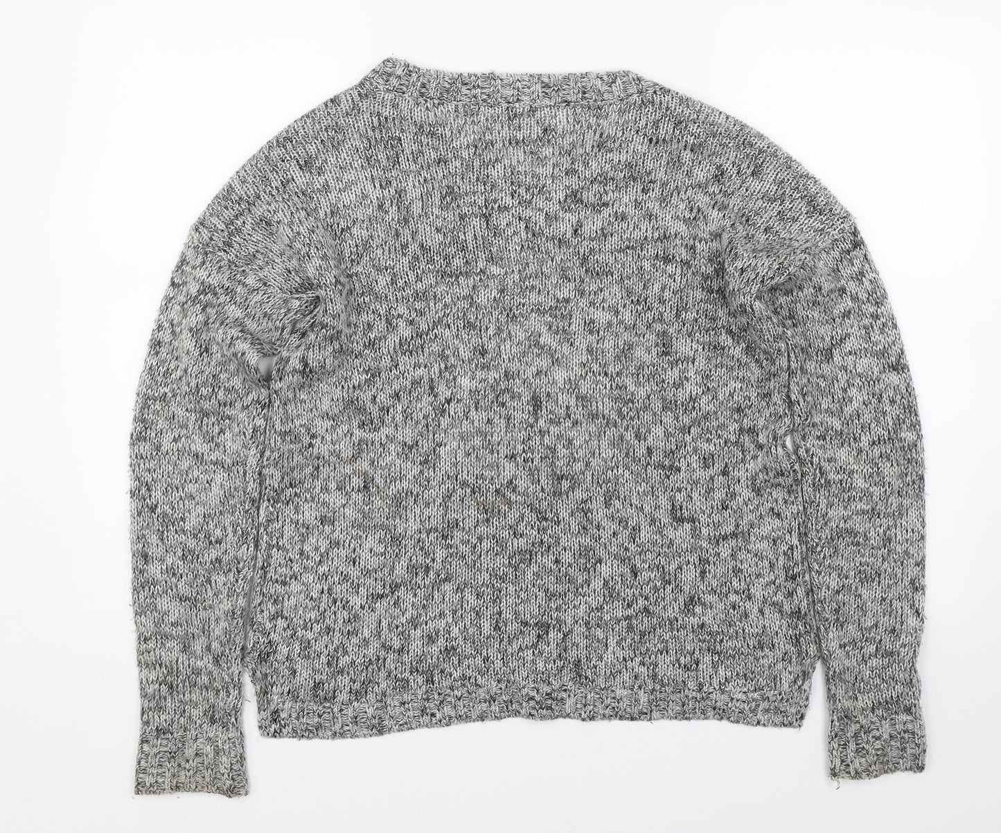 Heart & soul Womens Grey  Knit Pullover Jumper Size 10  - Panda