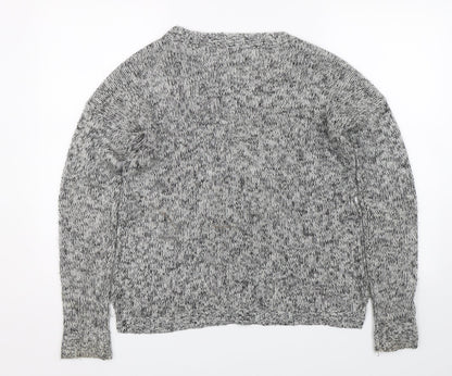 Heart & soul Womens Grey  Knit Pullover Jumper Size 10  - Panda