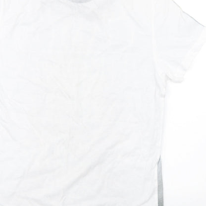 Mens UK Size S Cedar Wood State White  T-Shirt