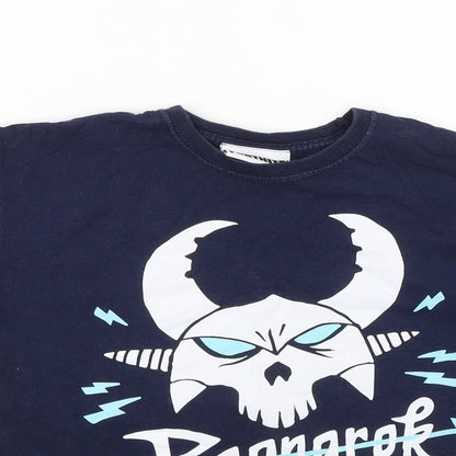Fortnite Boys Blue   Basic T-Shirt Size 8-9 Years  - Fortnite