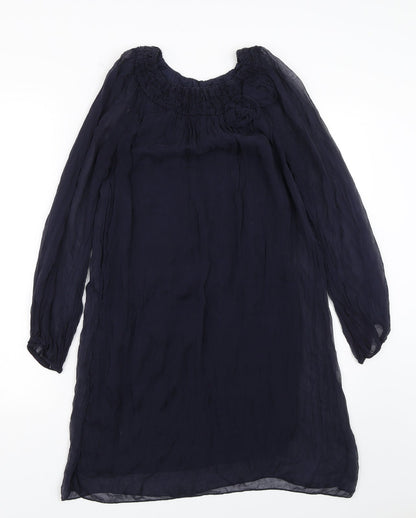 Womens UK Size S Phase Eight Blue Basic T-Shirt