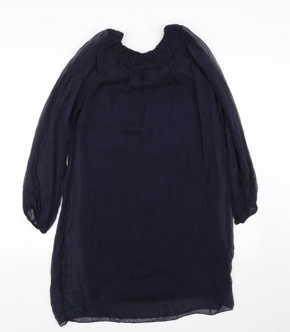 Womens UK Size S Phase Eight Blue Basic T-Shirt