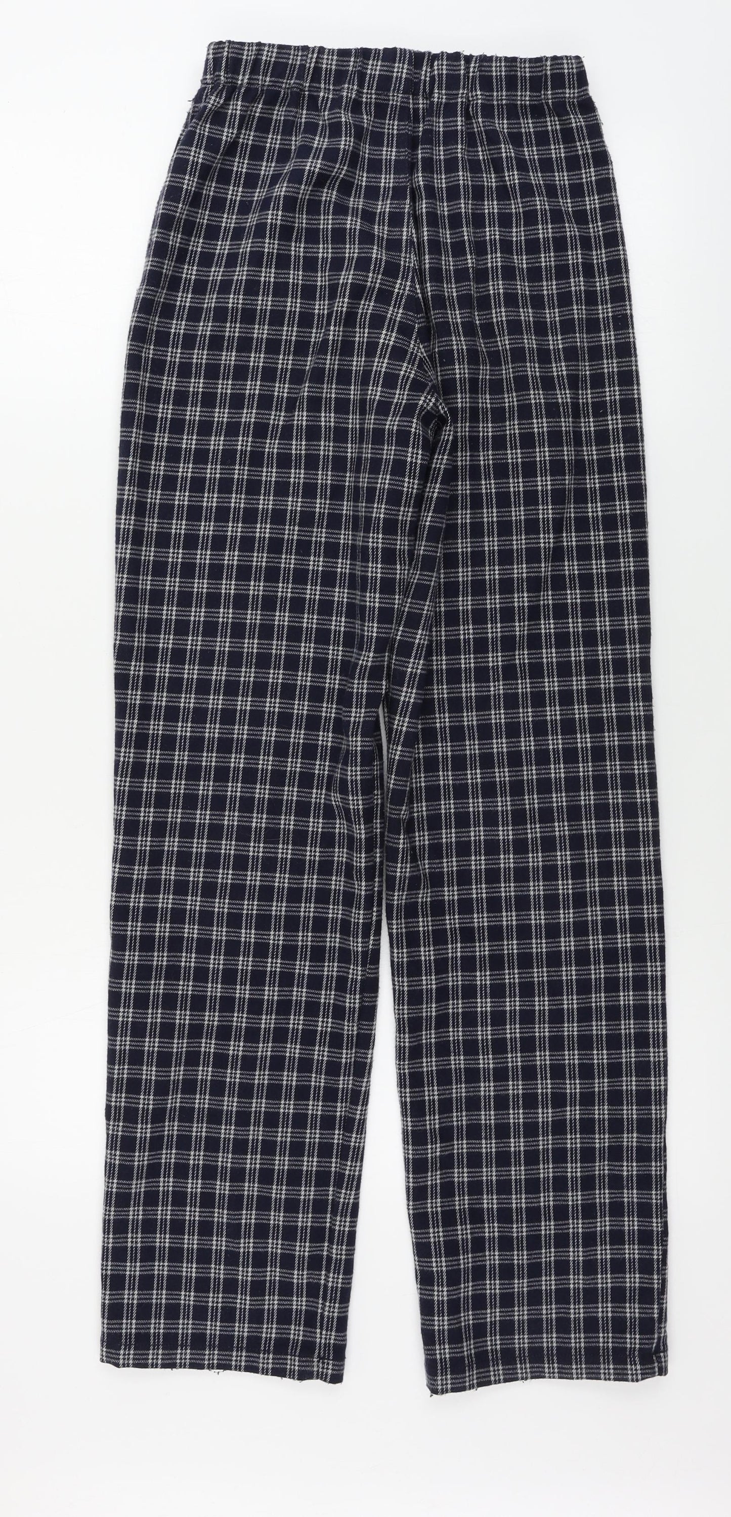 brady melville Womens Blue Check  Trousers  Size 24 in L28 in