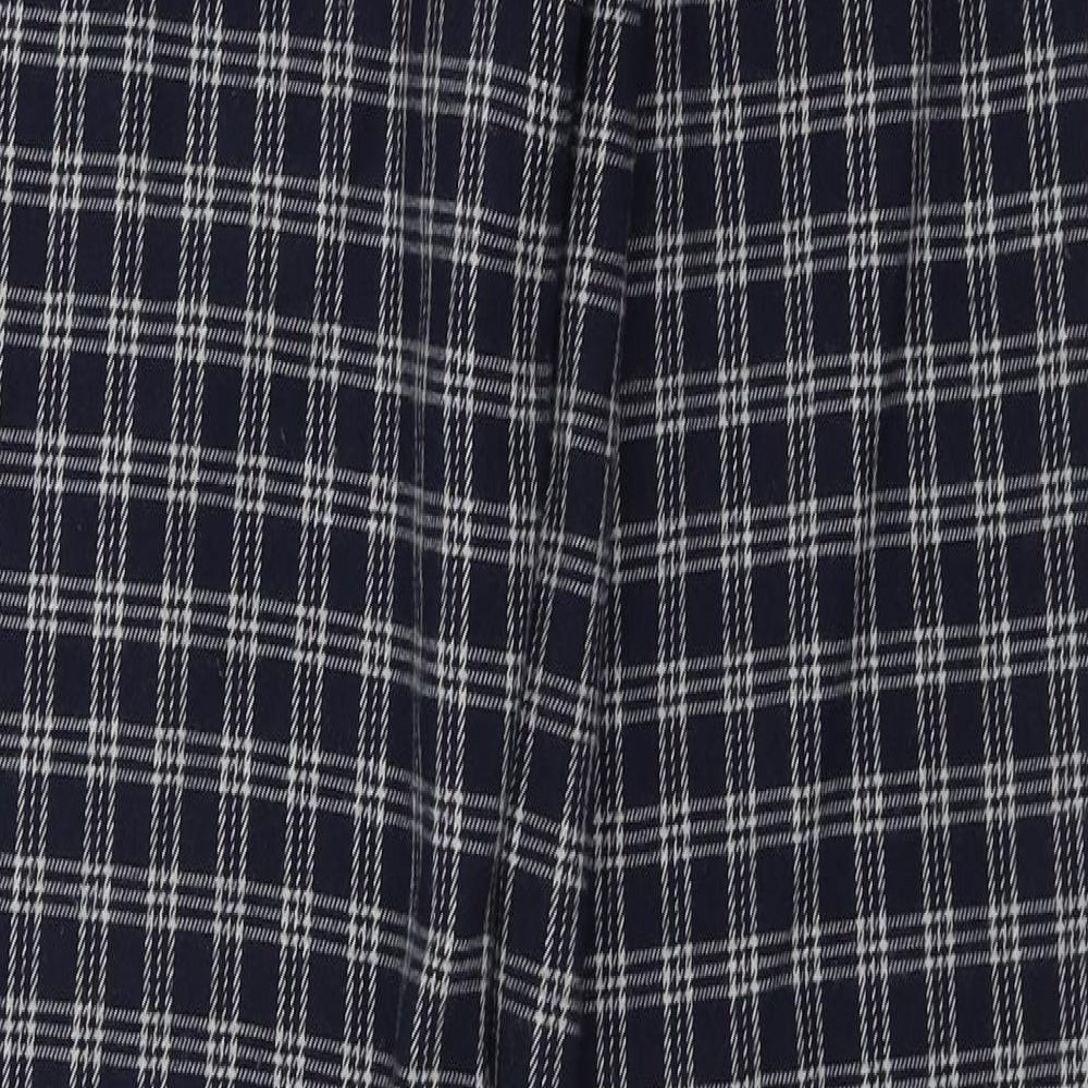 brady melville Womens Blue Check  Trousers  Size 24 in L28 in