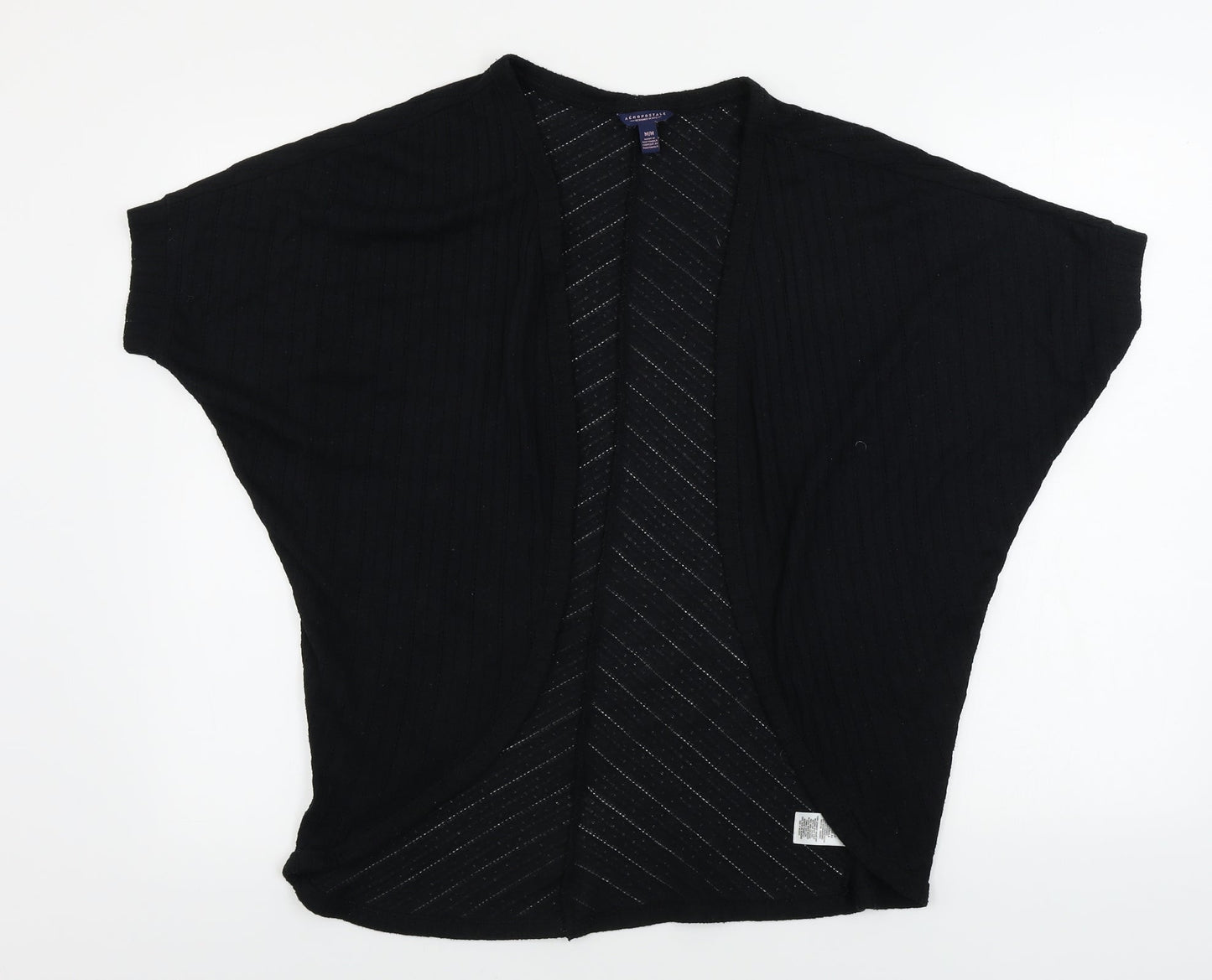 Womens UK Size M aeropostale Black Cardigan Jumper