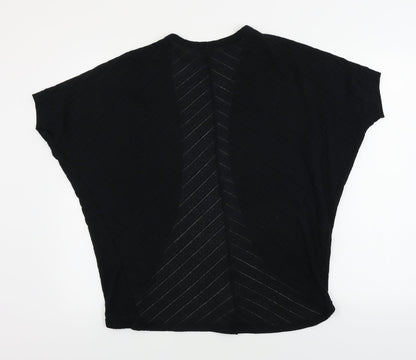 Womens UK Size M aeropostale Black Cardigan Jumper