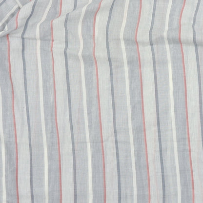 Mens UK Size 16 Finesse Grey  Button-Up Long Sleeve Casual Shirt