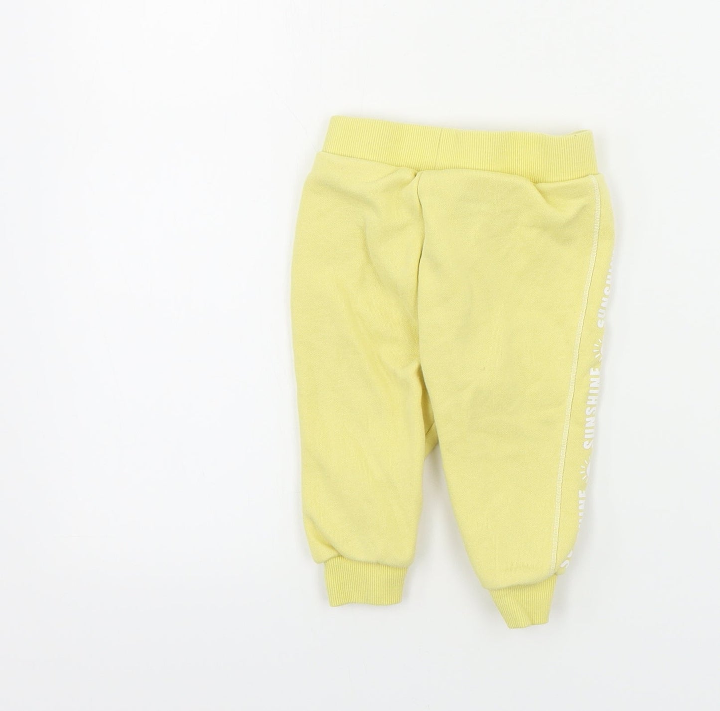 Primark  Boys Yellow   Sweatpants Trousers Size 6-9 Months