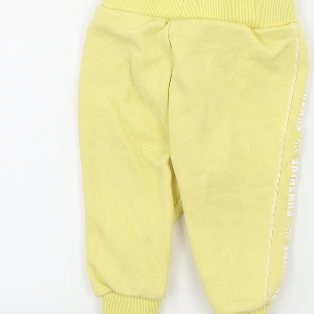 Primark  Boys Yellow   Sweatpants Trousers Size 6-9 Months