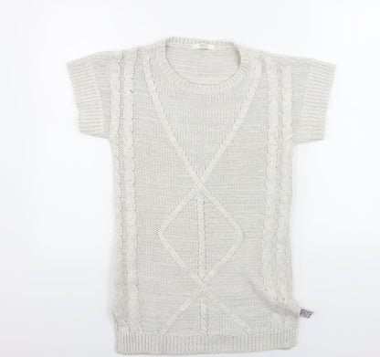 Womens UK Size 8 Marks and Spencer Ivory Pullover Jumper
