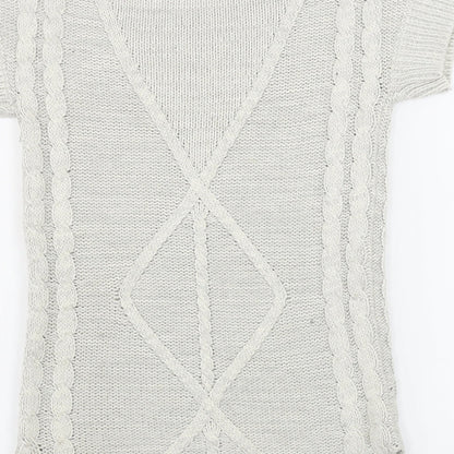 Womens UK Size 8 Marks and Spencer Ivory Pullover Jumper