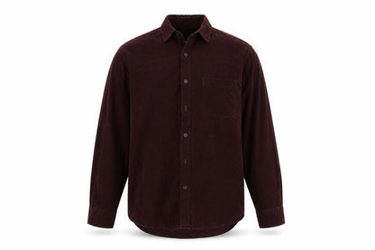 Mens UK Size M Topman Brown  Button-Up Long Sleeve Casual Shirt
