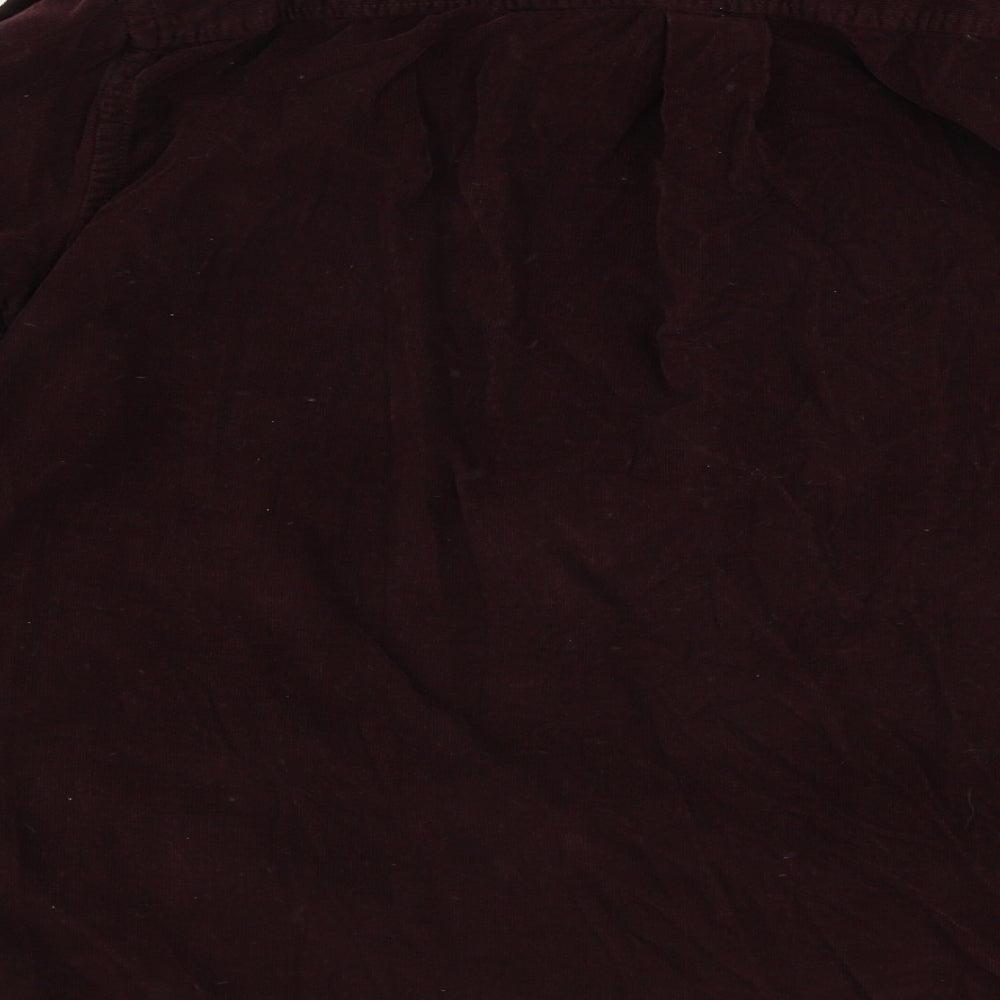 Topman  Mens Brown    Button-Up Size M