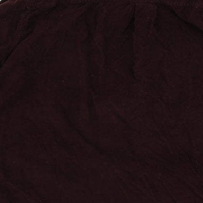 Topman  Mens Brown    Button-Up Size M