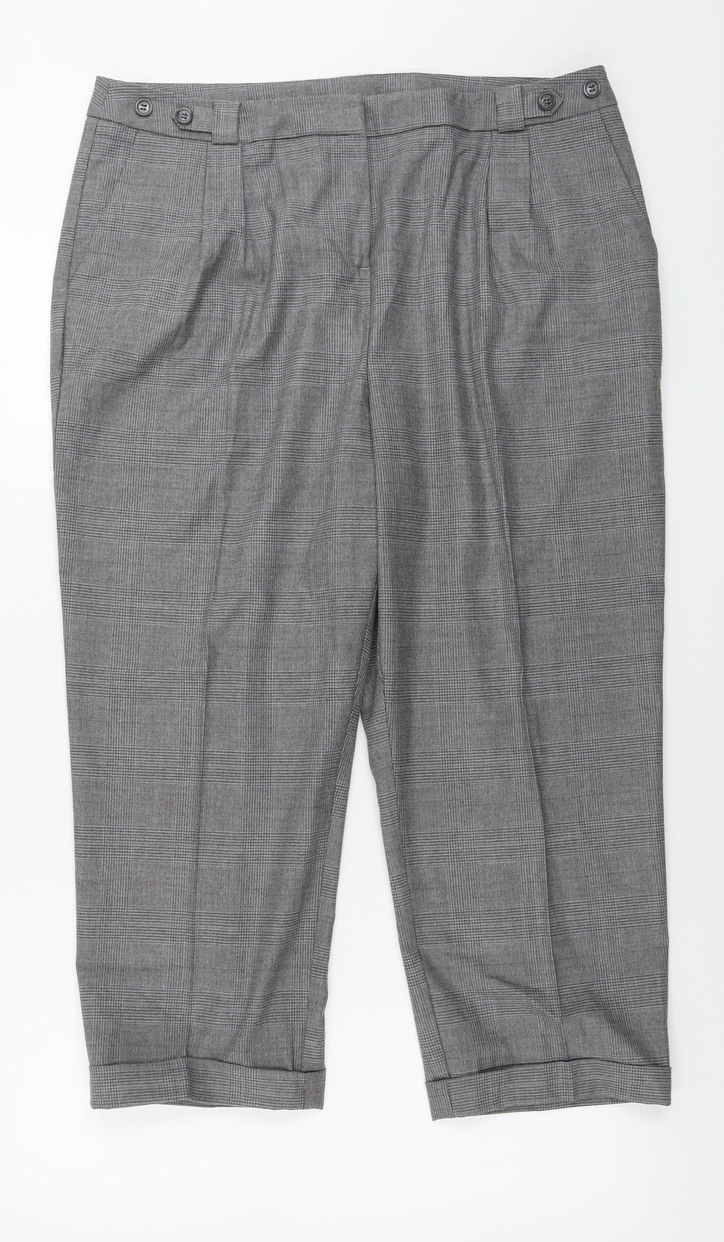 Womens UK Size 16 Very Regular Fit  Grey Trousers