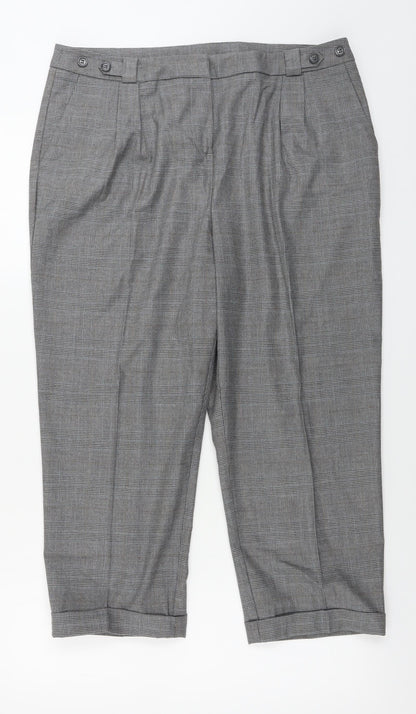 Womens UK Size 16 Very Regular Fit  Grey Trousers
