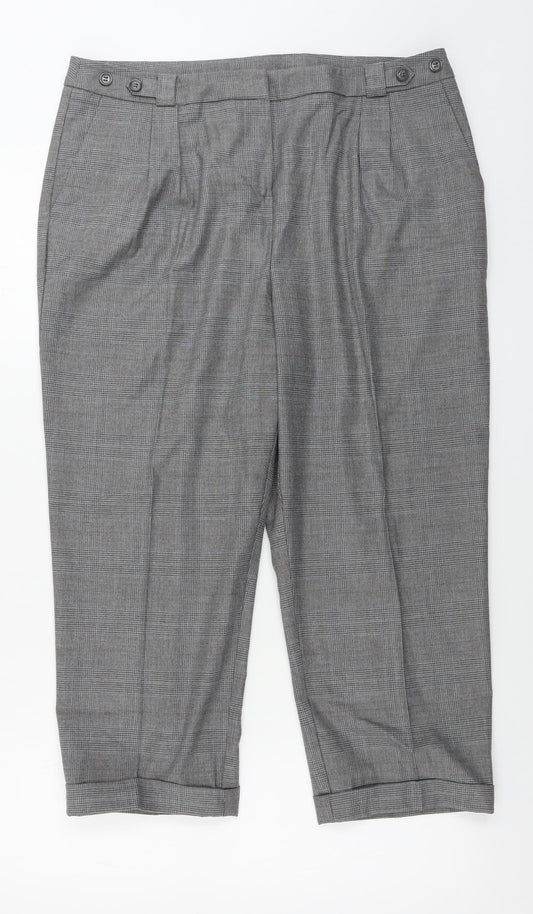 Womens UK Size 16 Very Regular Fit  Grey Trousers