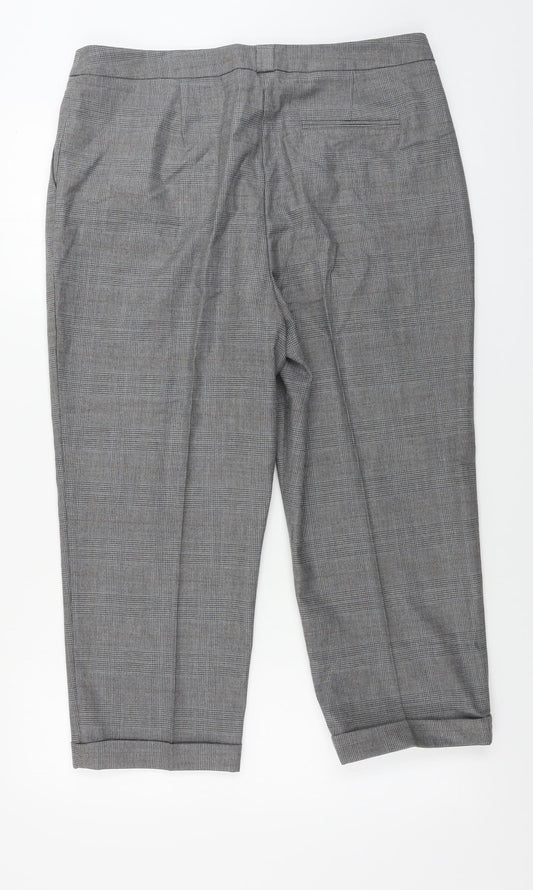 Womens UK Size 16 Very Regular Fit  Grey Trousers