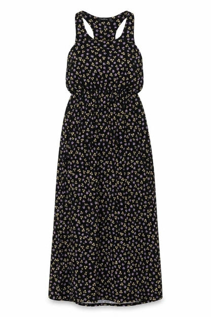 Boohoo  Womens Black Floral  A-Line  Size 4