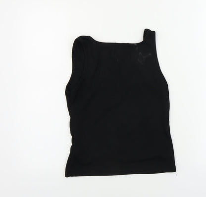 Boohoo  Womens Black   Basic T-Shirt Size 6