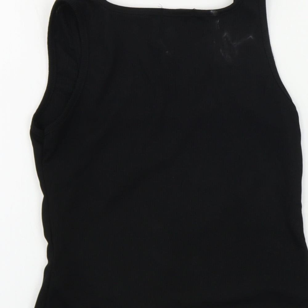 Boohoo  Womens Black   Basic T-Shirt Size 6