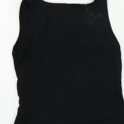 Boohoo  Womens Black   Basic T-Shirt Size 6