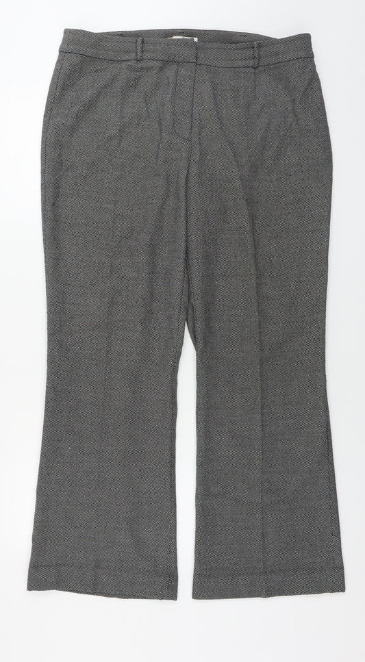 Kaleidoscope  Womens Grey   Trousers  Size 16 L28 in