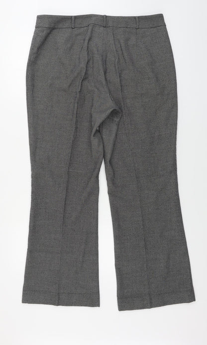 Kaleidoscope  Womens Grey   Trousers  Size 16 L28 in